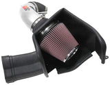 K&N® 69-3540TP - 69 Series Typhoon Aluminum Silver Cold Air Intake System 