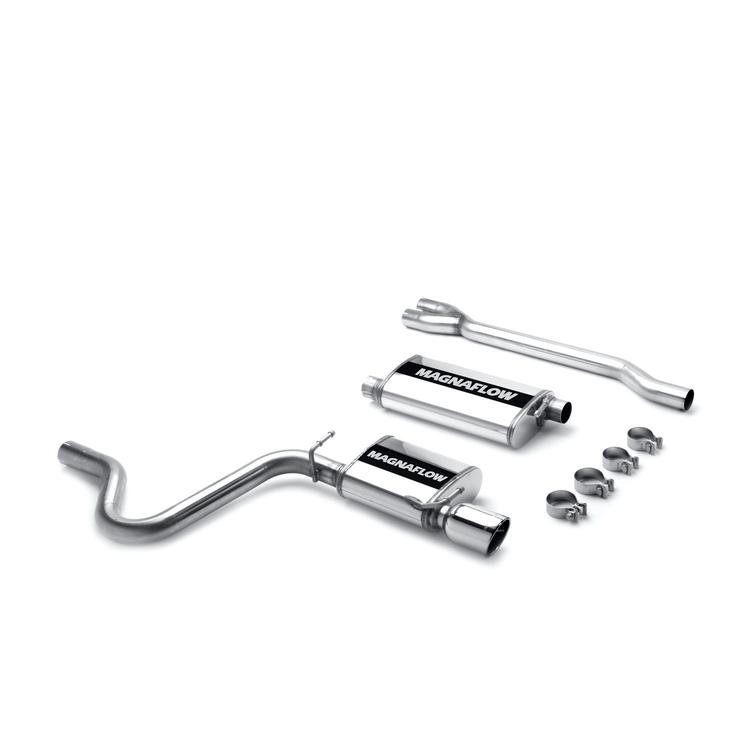 Magnaflow® (05-10) Charger/Magnum Street Series™ 409SS Cat-Back Exhaust System with Split Rear Exit - 10 Second Racing