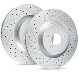 R1 Concepts® (14-20) Acura MDX GEOMET® Drilled/Slotted Vented Front Brake Rotors
