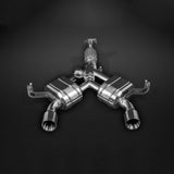 Capristo® (13-21) Alfa Romeo 4C ECE Valved Exhaust with Carbon Diffuser (CES3)