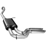 Flowmaster® (99-06) Silverado/Sierra Aluminized American Thunder Cat-Back System (Ext Cab-143.5" WB)
