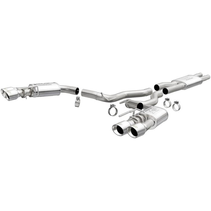Magnaflow® (18-21) Mustang GT Street Series™ 409SS Cat-Back Exhaust System with Quad Rear Exit - 10 Second Racing