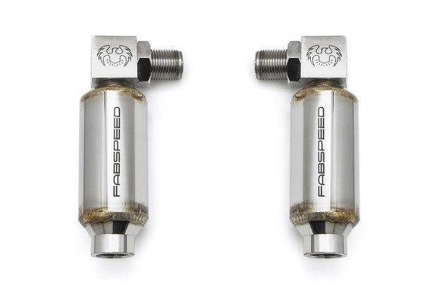 FabSpeed® Universal 90 Degree O2 Spacers with Catalytic Converters 