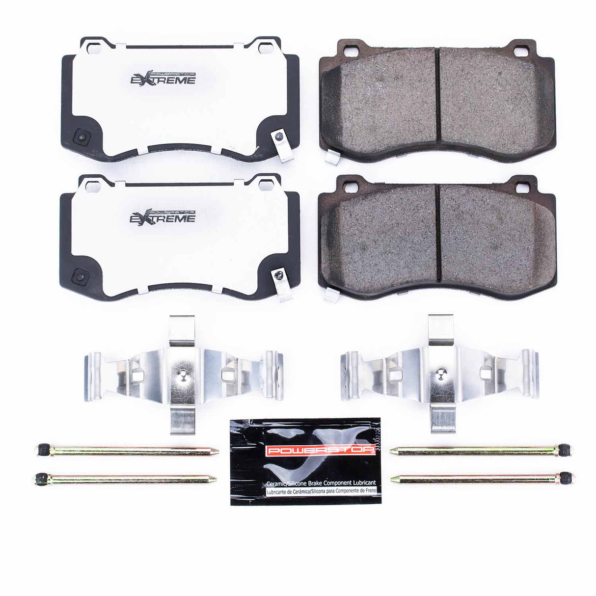 Power Stop® (05-23) GM/Mopar Z26 Carbon-Fiber Ceramic Front Brake Pads (4-Piston Front Calipers)