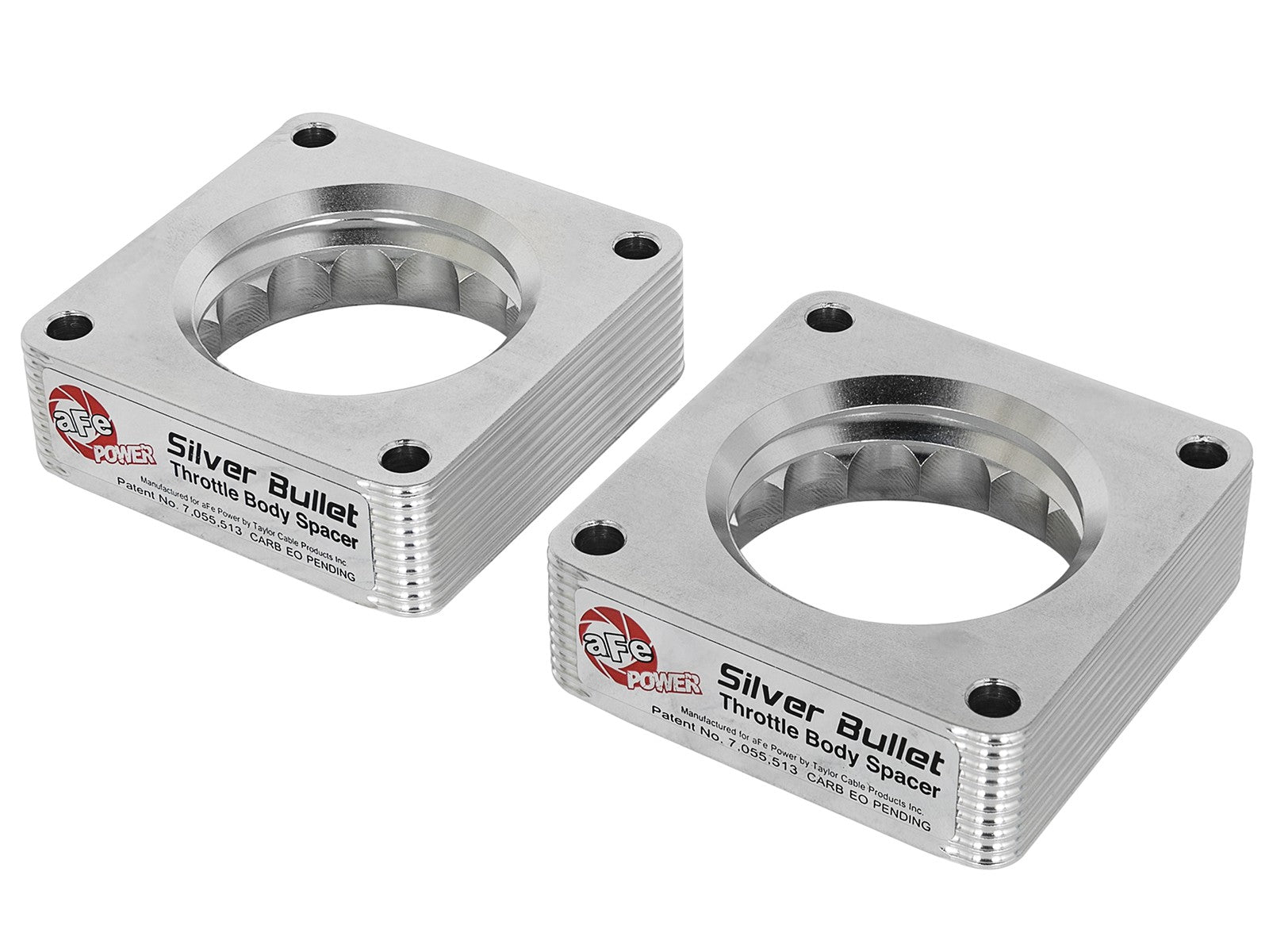 aFe® (08-23) GM V6 Silver Bullet Throttle Body Spacer – 10 Second Racing