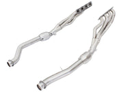 aFe® (12-20) Cherokee SRT Twisted Steel™ 409 SS Long Tube Exhaust Headers with Catted Y-Pipe 