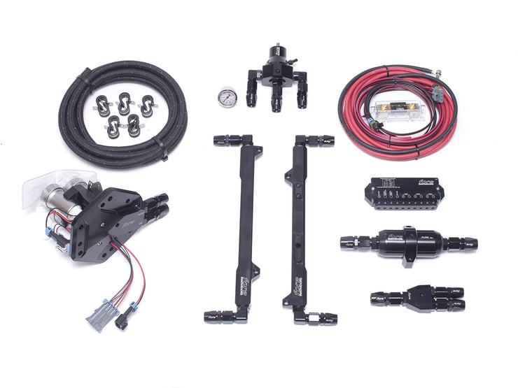 Fore Innovations® (96-04) Mustang SN95 2V L4 Triple Pump Fuel System - 10 Second Racing