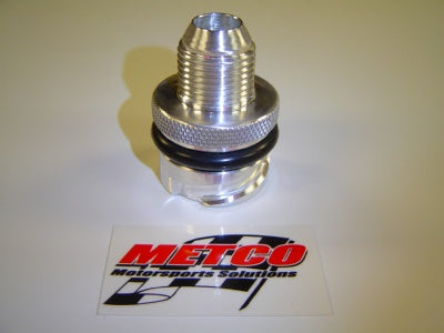 Metco MotorSports® (05-17) Mustang GT Valve Cover Adapter (Twist-In Oil Cap) - 10 Second Racing