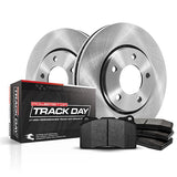 Power Stop® (05-23) Mopar SRT Track Day Plain Rear Brake Kit (4/6-Piston Front Calipers)