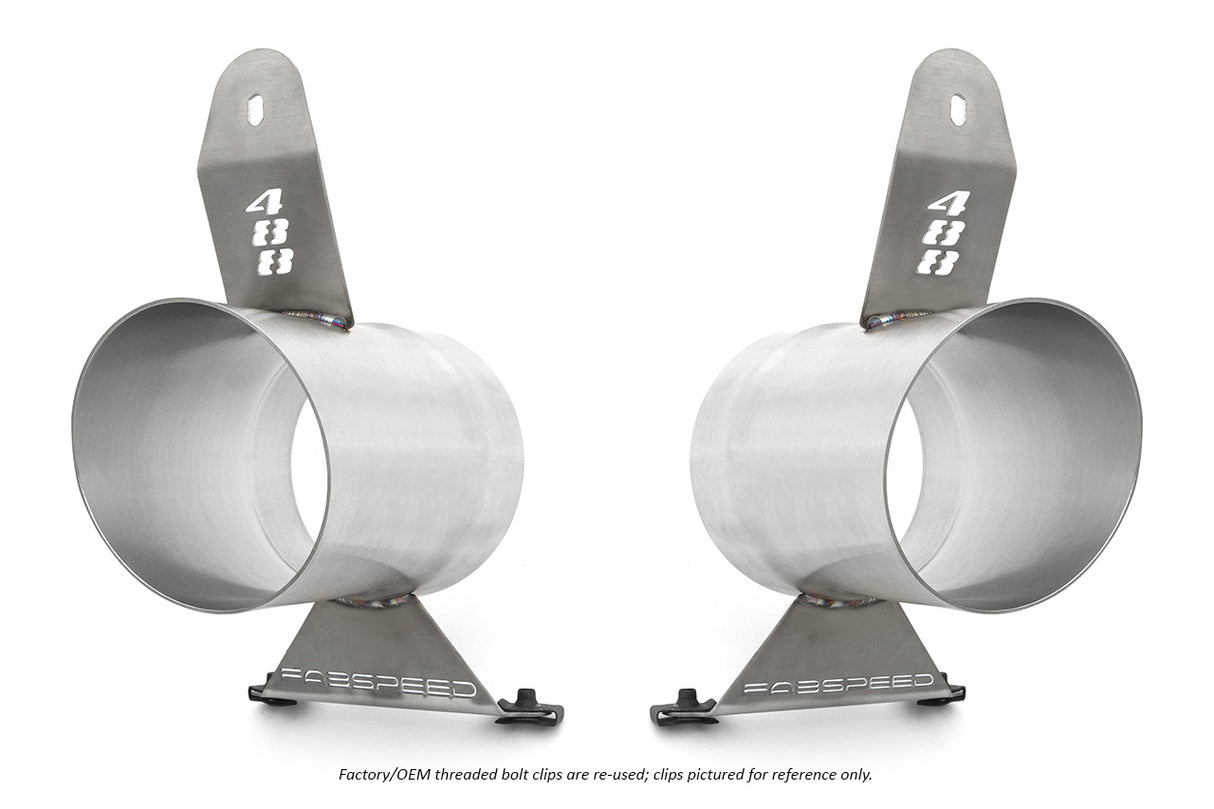 FabSpeed® (15-20) Ferrari 488 Challenge Style Titanium Tips 