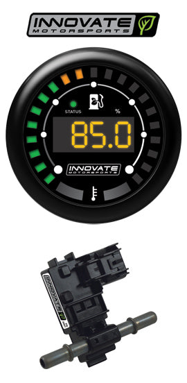 Innovate Motorsports® MTX-D Ethanol Content % & Fuel Temperature Gauge - 10 Second Racing