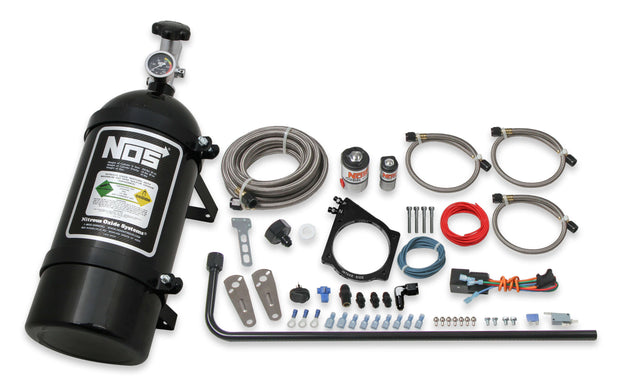 NOS® (04-15) GM LS 102mm/105mm 4-Bolt Throttle Wet Plate Nitrous Oxide System - 10 Second Racing