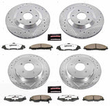 Power Stop® (97-04) Corvette Z26 Street Warrior Brake Kit - 10 Second Racing