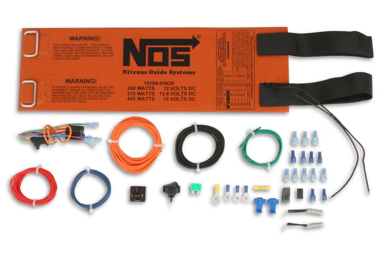 NOS® Nitrous Oxide Bottle Heater - 10lb & 15lb @ 12 Volt DC - 10 Second Racing