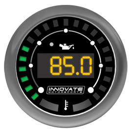 Innovate Motorsports® MTX-D Oil Pressure & Temperature Gauge - 10 Second Racing