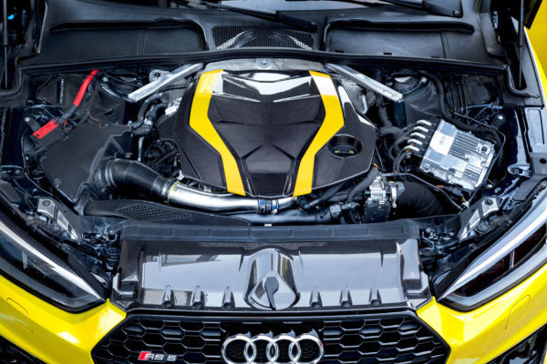 Capristo® (17-23) Audi RS5 Carbon Fiber Engine Cover and Lock Cover Set