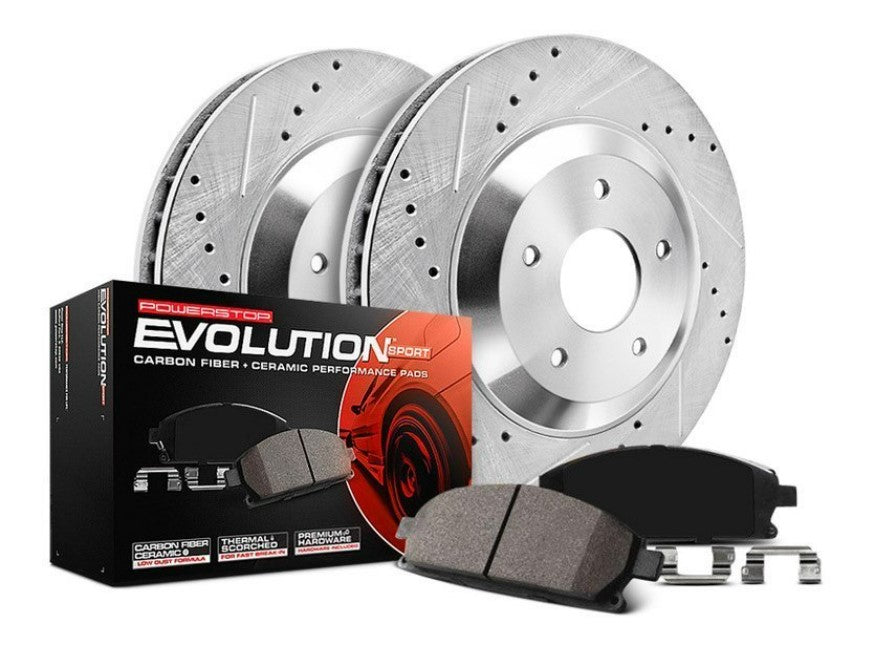 Power Stop® (09-16) Audi S4 1-Click Z23 Evolution Sport Drilled/Slotted Brake Kit