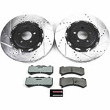 Power Stop® (15-21) Mopar SRT Z26 Street Warrior Brake Kit (6-Piston Front Calipers) - 10 Second Racing