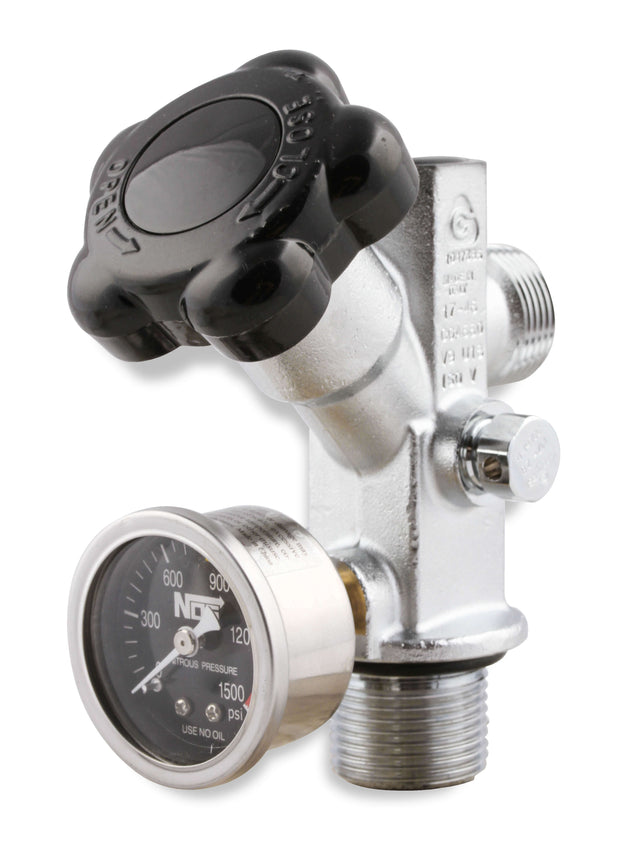 NOS® Hi-Flo™ Nitrous Valve For NOS bottles 5 lbs. and larger - 10 Second Racing