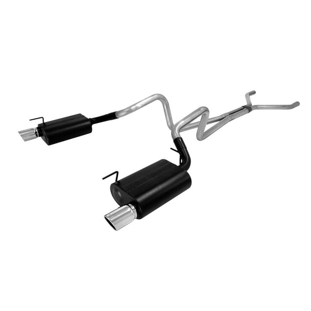 Flowmaster® (05-10) Mustang V6 Force II 409SS 2.25" Cat-Back System with Mufflers