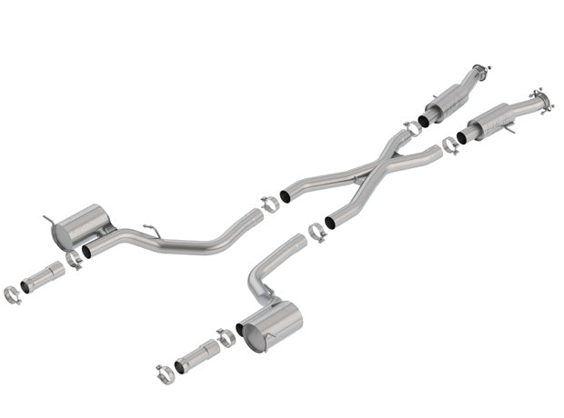 Borla® (18-20) Trackhawk ATAK™ Stainless Steel Cat-Back Exhaust System with Split Rear Exit 