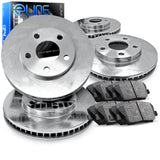 R1 Concepts® (93-98) Legacy GT/GT/B-Spec E-Line™ OEM Plain Brake Kit With Ceramic Pads