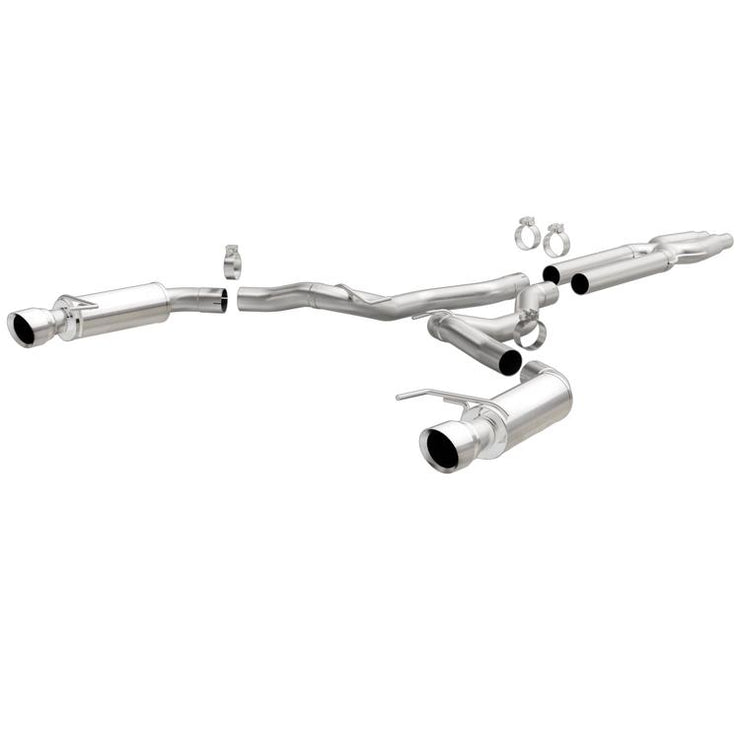 Magnaflow® (15-17) Mustang GT Competition Series™ 409SS Cat-Back Exhaust System with Split Rear Exit - 10 Second Racing