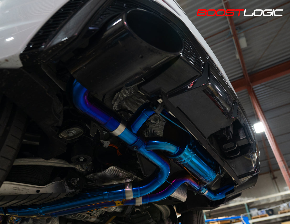 Boost Logic® (20-23) Audi RSQ8 Titanium Cat-Back Exhaust System