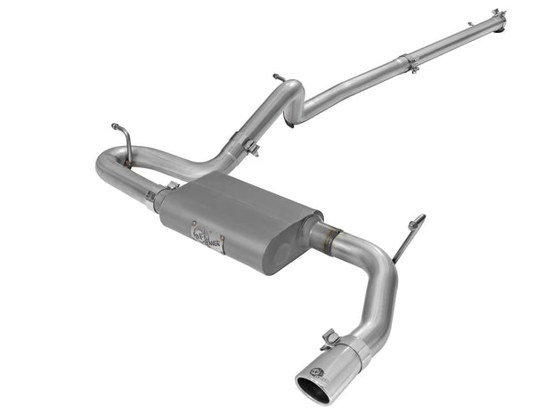 aFe® (07-18) Wrangler JK Scorpion 2.5" Aluminized Cat-Back System