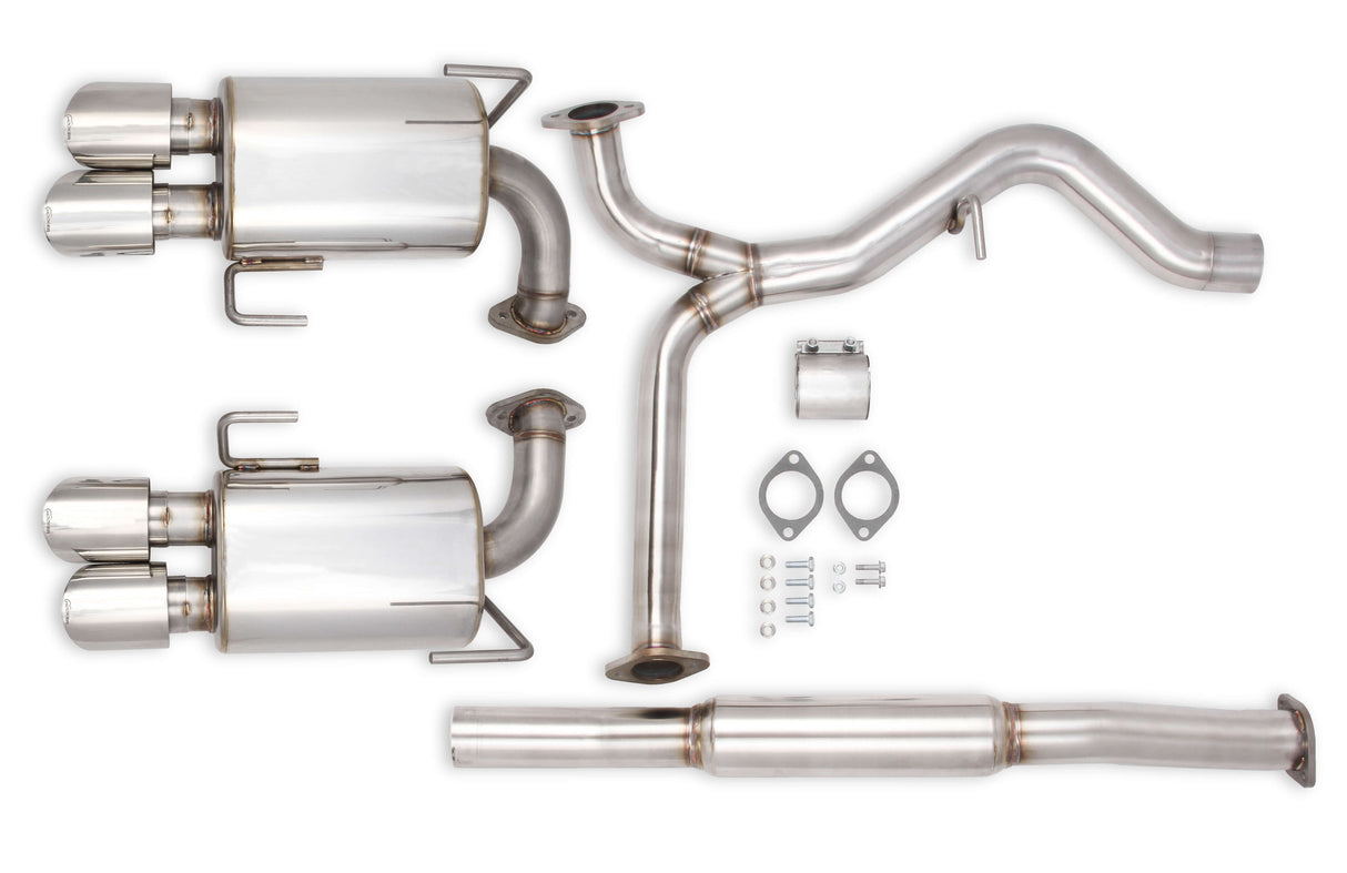 Hooker® (15-21) WRX/STI 304SS 3" Cat-Back System with Muffler & Resonator