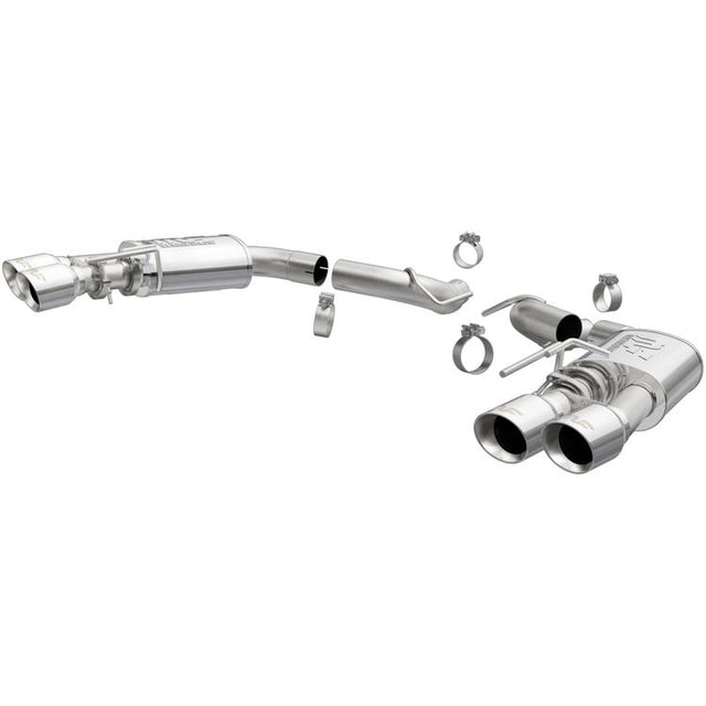Magnaflow® (18-21) Mustang GT Competition Series™ 409SS Axle-Back Exhaust System with Split Rear Exit - 10 Second Racing