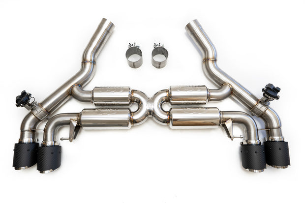 FabSpeed® (17-20) BMW M5 F90 Valvetronic Exhaust System with Quad Style Tips 