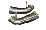 Boost Logic® (19-24) BMW M8 304SS 3" Catless Primary Down Pipes