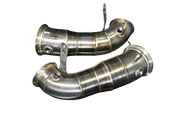 Boost Logic® (19-24) BMW M8 304SS 3" Catless Primary Down Pipes