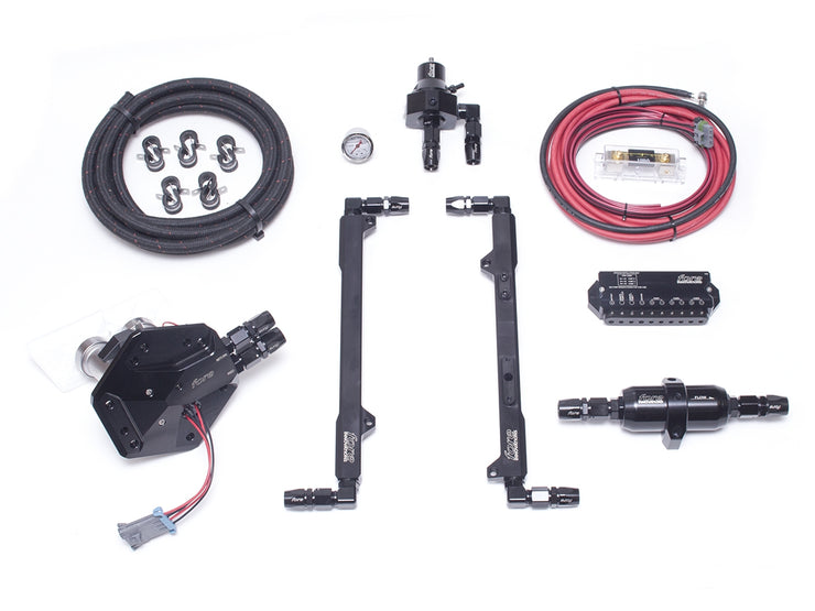 Fore Innovations® (96-04) Mustang SN95 2V L2 Dual Pump Fuel System - 10 Second Racing