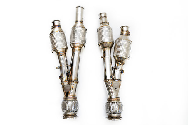 FabSpeed® (18-20) Lamborghini Aventador SVJ Sport Catalytic Converters 