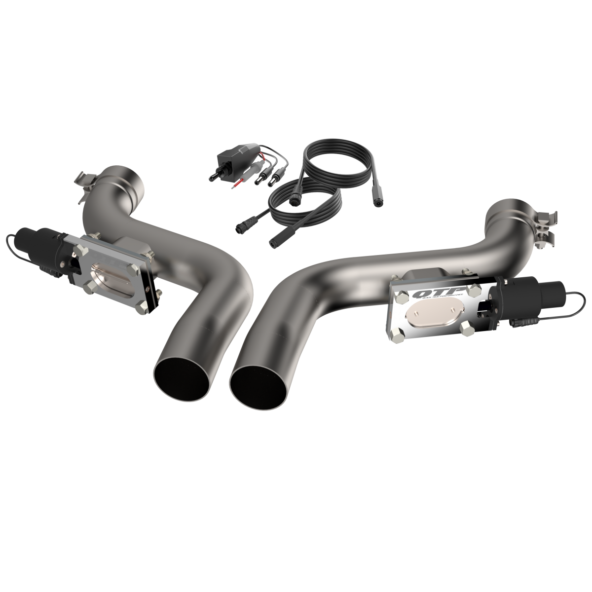 QTP® (15-23) Mopar SRT 304SS 3" Aggressor Valvetronic Mid-Pipes