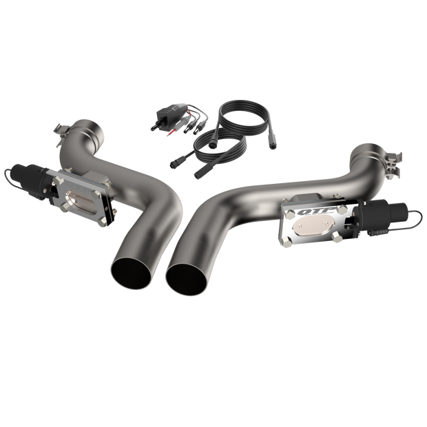 QTP® (15-23) Mopar SRT 304SS 3" Aggressor Valvetronic Mid-Pipes