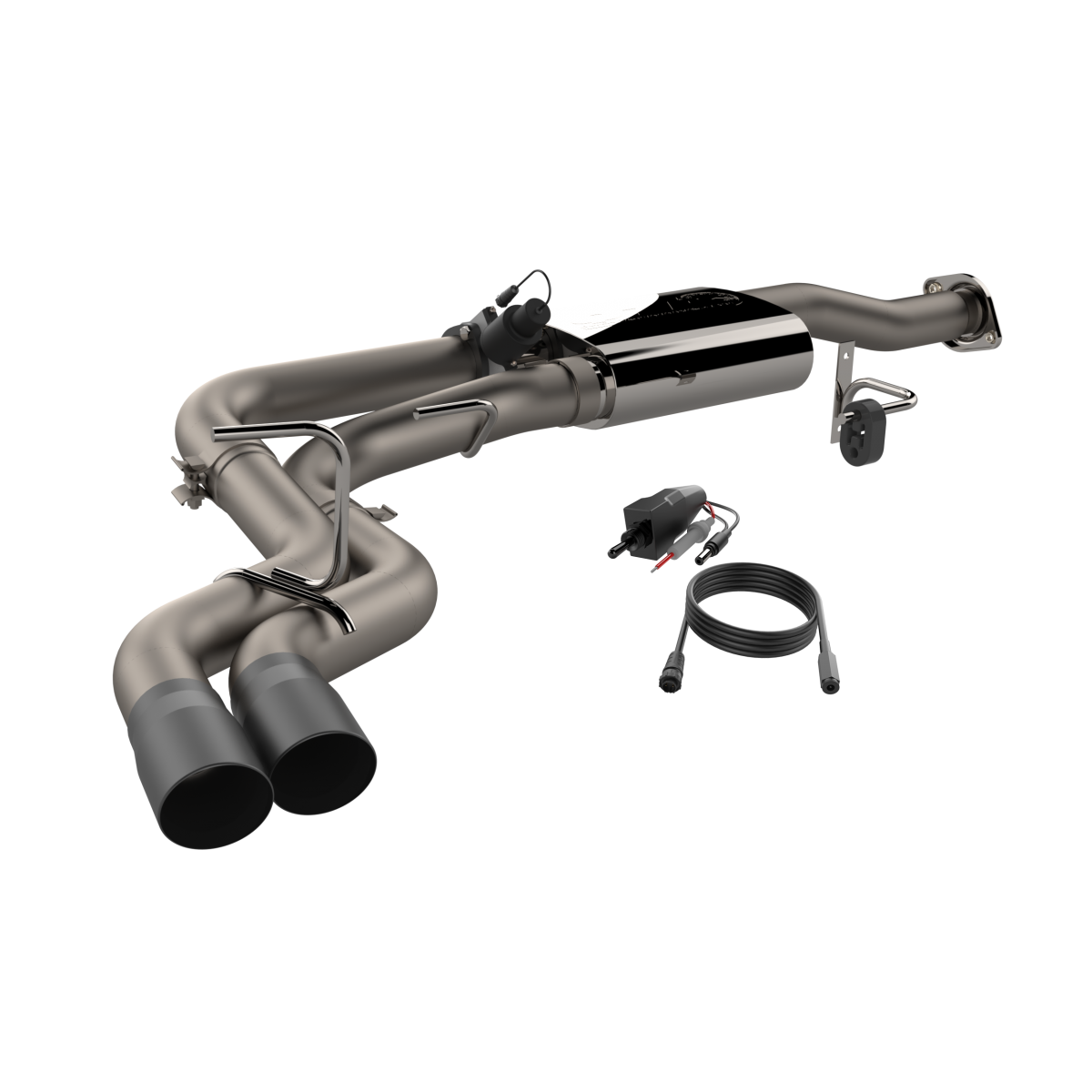 QTP® (15-20) F-150 304SS 3" Screamer Valvetronic Cat-Back Exhaust with 3.5" OD Tips