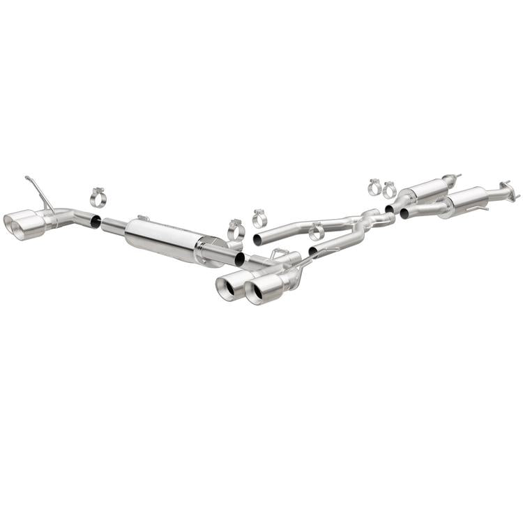 Magnaflow® (14-21) Grand Cherokee Street Series™ 409SS Cat-Back System with Split Rear Exit - 10 Second Racing
