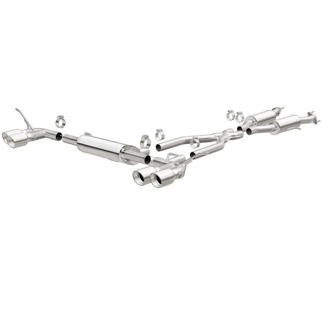 Magnaflow® (14-21) Grand Cherokee Street Series™ 409SS Cat-Back System with Split Rear Exit - 10 Second Racing