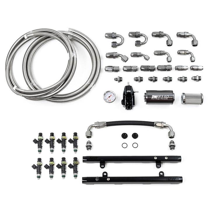 DeatschWerks® (11-20) Coyote 5.0L Fuel Rail Kit W/ Injectors/Plumbing Kit 