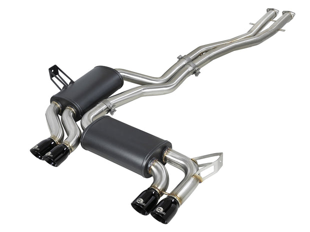 aFe® Mach Force XP™ 304 SS Cat-Back Exhaust System with Quad Rear Exit 