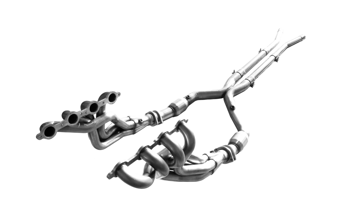 American Racing Headers® (09-15) CTS-V 304SS 3" Long Tube Headers with Mid-Pipes