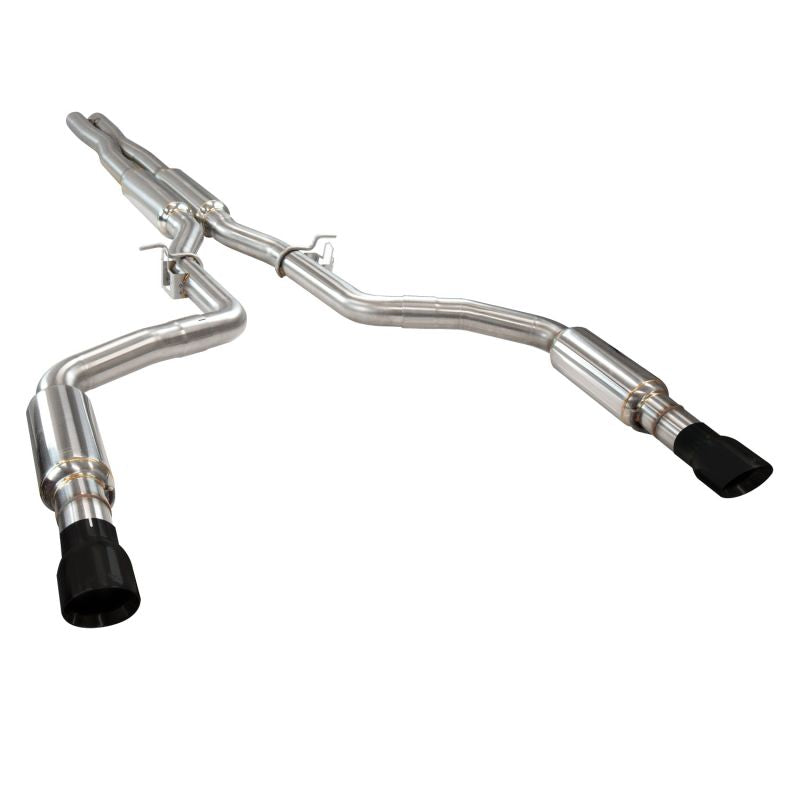 Kooks® (15-21) Charger SRT Hellcat 304SS 3" Cat-Back Exhaust System with Split Rear Exit - 10 Second Racing