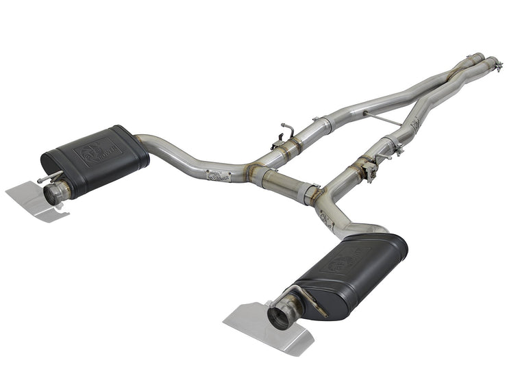 aFe® 49-32053 - Mach Force XP™ 304 SS Cat-Back Exhaust System with Split Rear Exit 