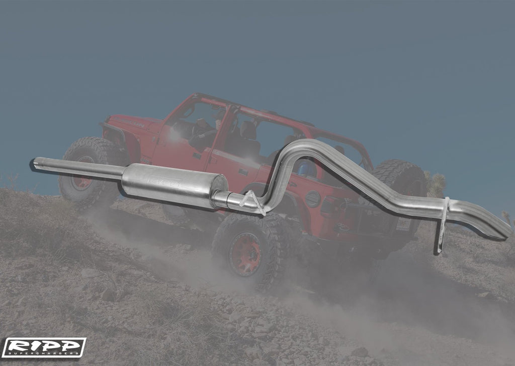RIPP® (18-22) Jeep Wrangler JLU 4-Door 304SS 3" Cat-Back Exhaust System