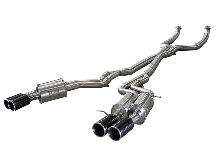 aFe® 49-36317-C - Mach Force XP™ 304 SS Cat-Back Exhaust System with Quad Rear Exit 