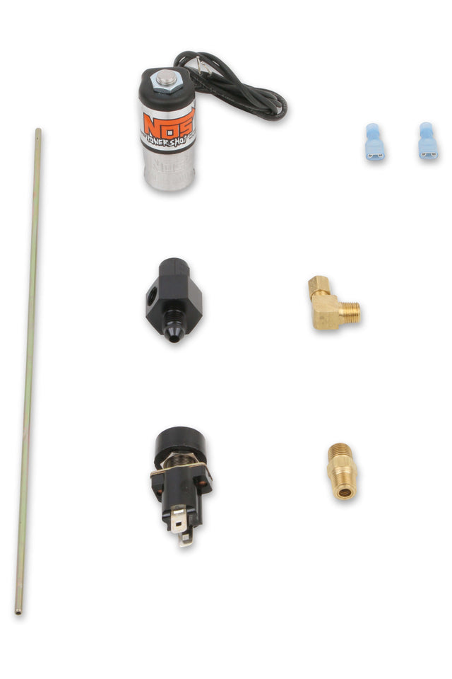 NOS® Nitrous Bottle Purge Valve for -4AN Line - Black - 10 Second Racing