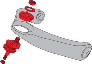 SPC® (03-18) Dodge Ram Adjustable Ball Joint - 10 Second Racing